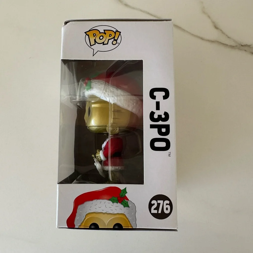 Funko Pop Star Wars C-3PO dressed as Santa #276, NWT - Picture 4 of 7